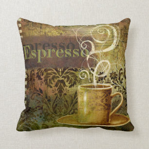 Espresso Throw Pillow