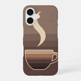 Espresso Vintage Minimal iPhone 16 Case