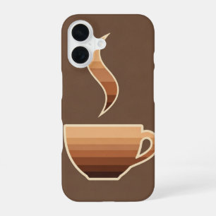 Espresso Vintage Minimal iPhone 16 Case