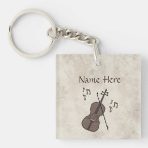 Espresso Violino-Violin created with coffee beans- Keychain