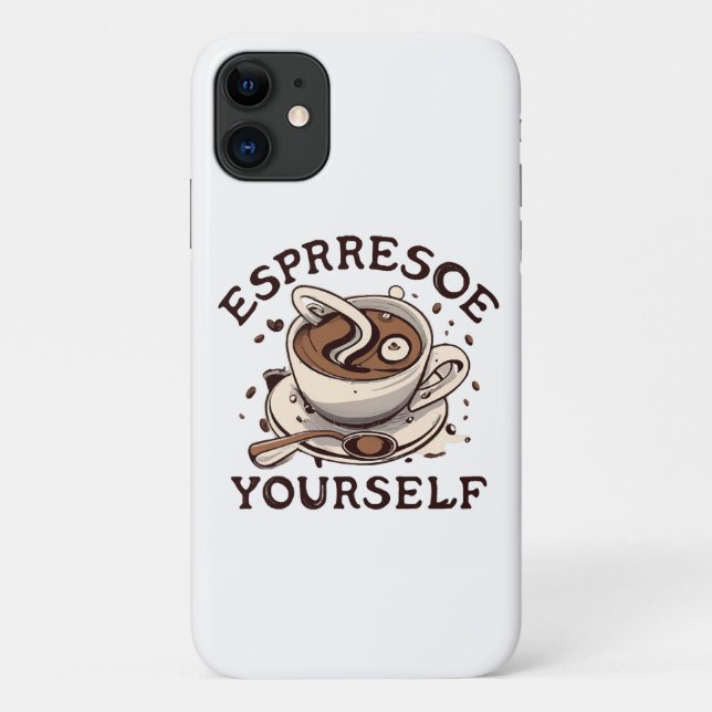 Espresso Yourself Case-Mate iPhone Case (Back)