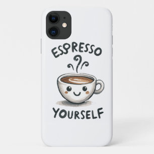 Espresso Yourself coffee iPhone 11 Case