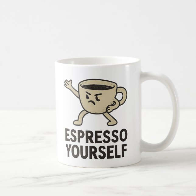 Espresso Yourself Coffee Mug (Right)