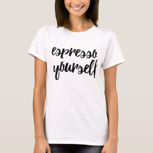 ESPRESSO YOURSELF Coffee Slouchy Boyfriend T-Shirt