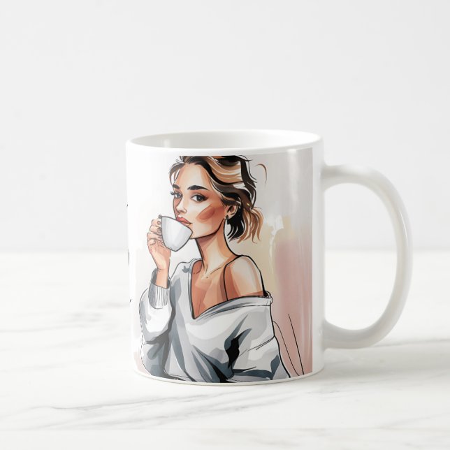 Espresso Yourself Drôle café Mug (Droite)