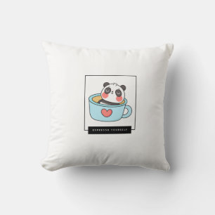 Espresso Yourself Throw Pillow