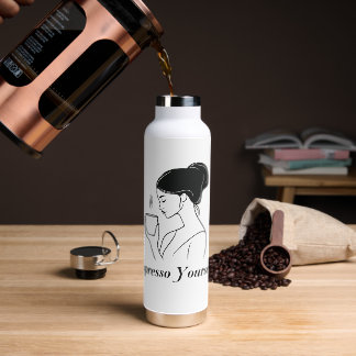 ☕ Espresso Yourself 💭 Water Bottle