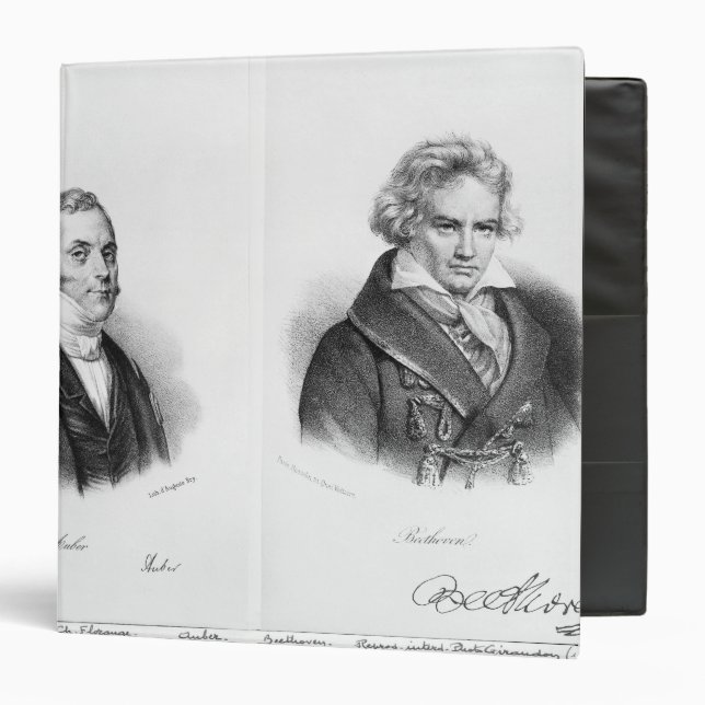 Esprit Auber  and Ludwig van Beethoven Binder (Front/Inside)