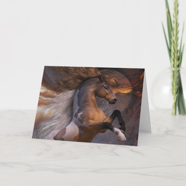 Esprit de la carte de voeux vierge sauvage (Devant)