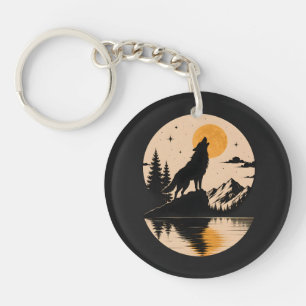 Esprit de loup sous la lune