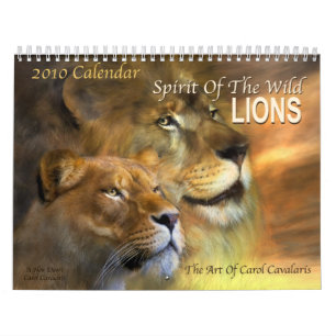 Esprit du sauvage - calendrier des lions 2010