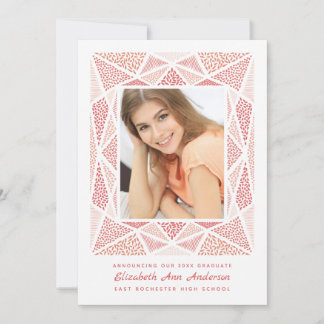Esprit Graduation Photo Announcement Blush
