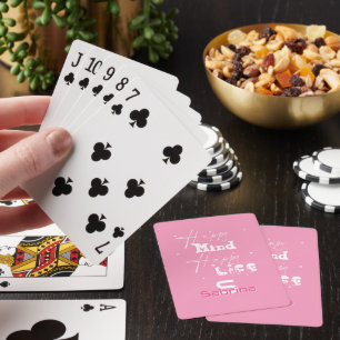 Esprit Heureux Vie Heureuse Cartes à Jouer Classiq