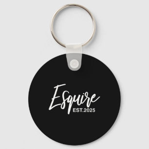 Esquire Est 2025 Future Lawyers Law Student Gradua Keychain
