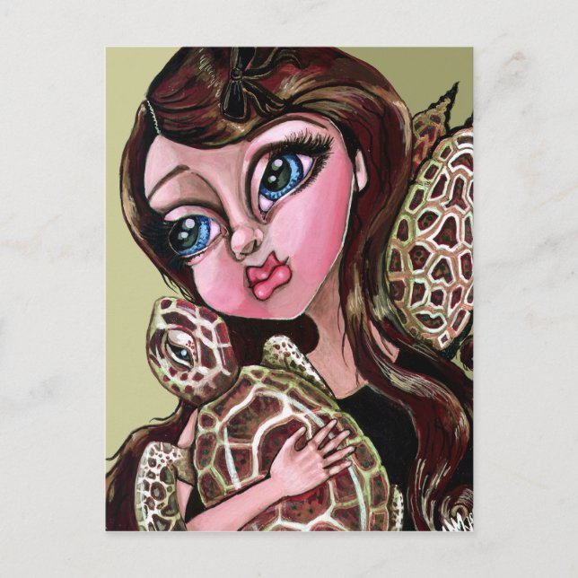 Essayer Une Carte Postale Un Peu Turtlesse (Devant)