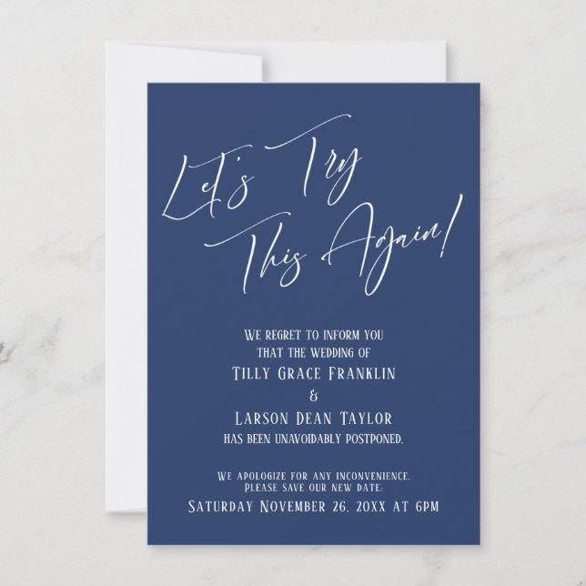 Essayons encore cette carte de Mariage reportée pa (Devant)