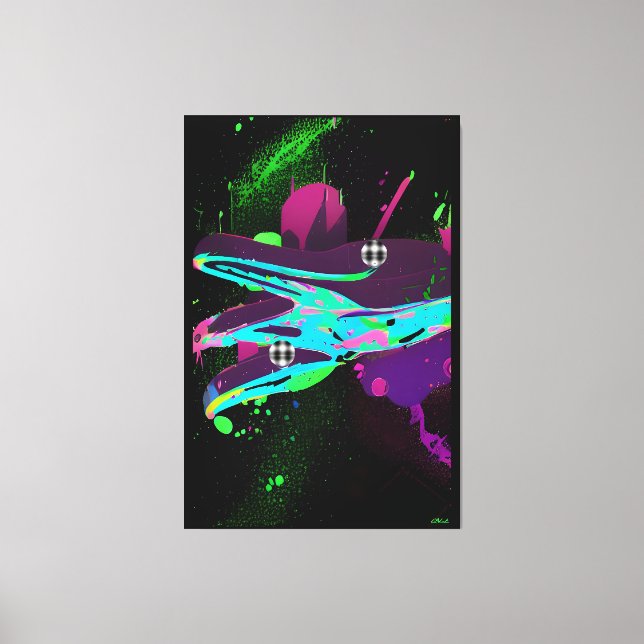 Esseloria - Ken Gauge Abstract Canvas Print (Front)