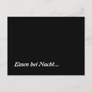 Essen bei Nacht Postcard