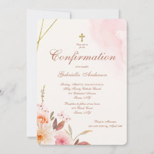 Essence florale Invitation religieuse