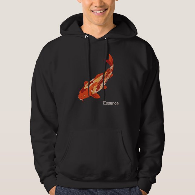 Essence – Koi Symbol of Growth and Inner Strength Hoodie (Front)