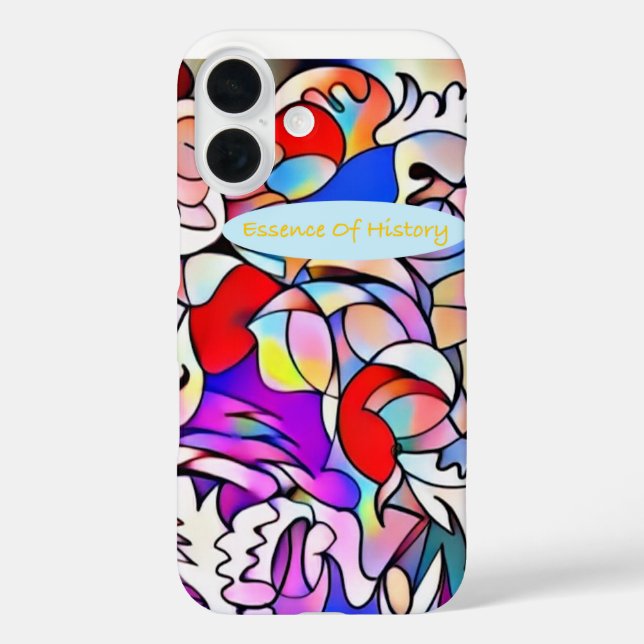 Essence of History iPhone 16 phone case (Back)