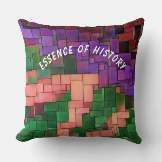 Essence of History T-Shirt Throw Pillow