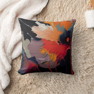 Essence Of The Garden I – Nocturnal Expression Throw Pillow