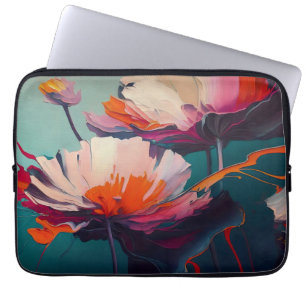 Essence Of The Garden III – Luminous Floral Motion Laptop Sleeve