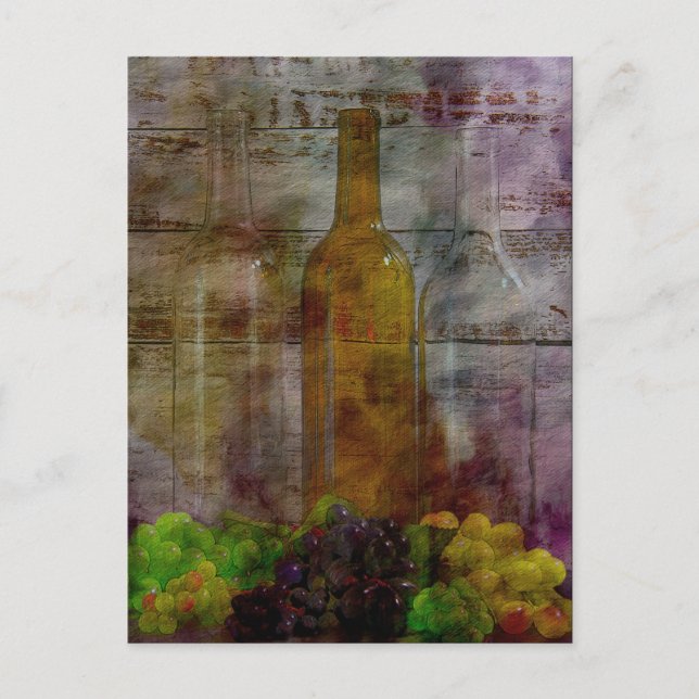 Essence of the Vine Digital Art Postcard (Front)