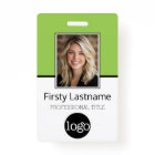 Essential Employee - Photo, Bar Code, Logo, Name