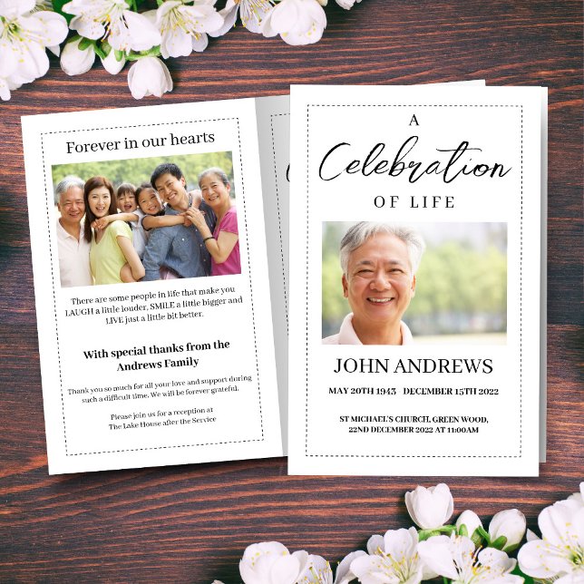 Essential Funeral Program Template (Creator Uploaded)