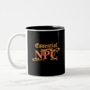 Essential NPC Do Not Maim Rob or Kill Funny RPG Two-Tone Coffee Mug