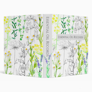Essential Oil Business Aromatherapy Customize Binder