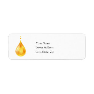 Essential Oil Business Return Address Labels