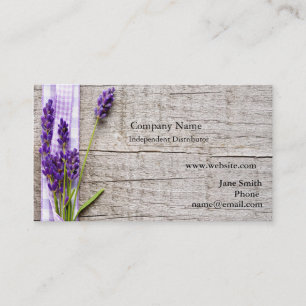 Essential Oil Distributor Business Card