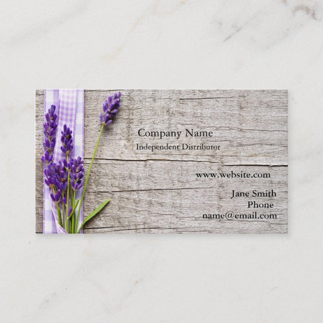 Essential Oil Distributor Business Card (Front)