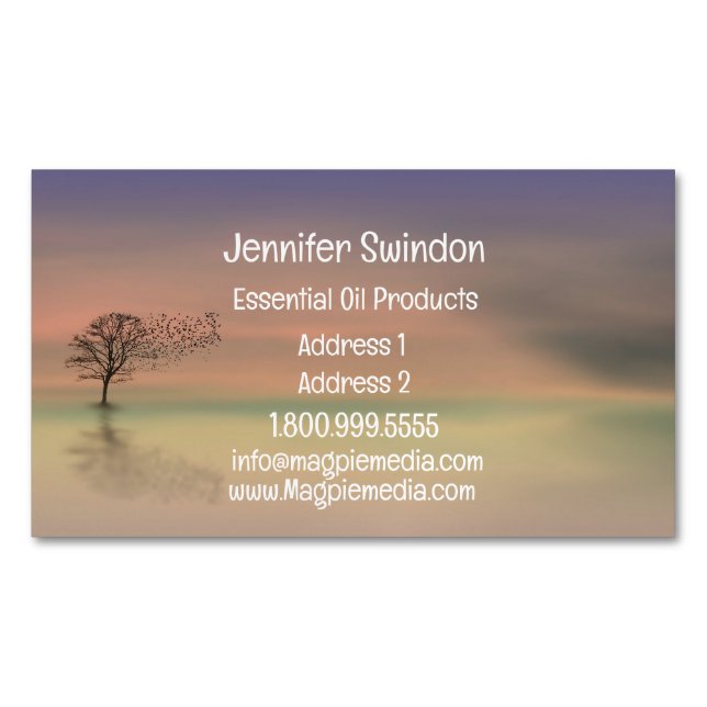 Essential Oil Products Custom Business Card (Front)