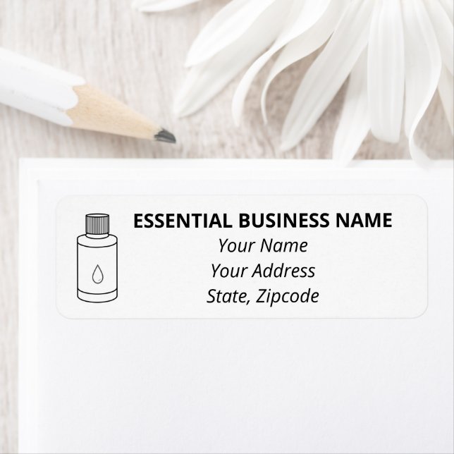 Essential Oil Return Address Label (Insitu)