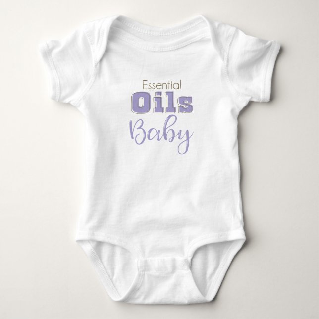 Essential Oils Baby Bodysuit (Front)