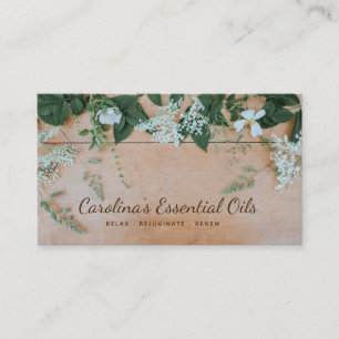 Essential Oils Slogans Business Cards