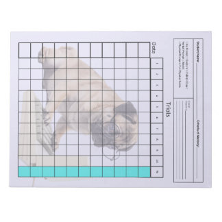 Essential SpEd Tool: Blank Data Sheet (Trials) Notepad