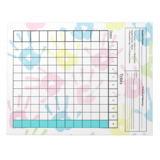 Essential SpEd Tool: Blank Data Sheet (Trials) Notepad