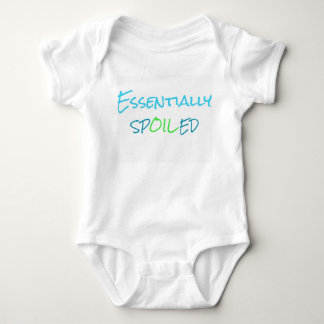 Essentially Spoiled Infant Outfit Blue Baby Bodysuit