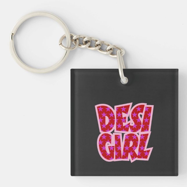 Essentials Bollywood Inspired Gifts Keychain (Front)