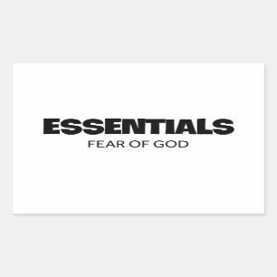 essentials fear of god sticker