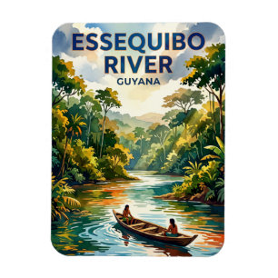 Essequibo River Guyana Magnet
