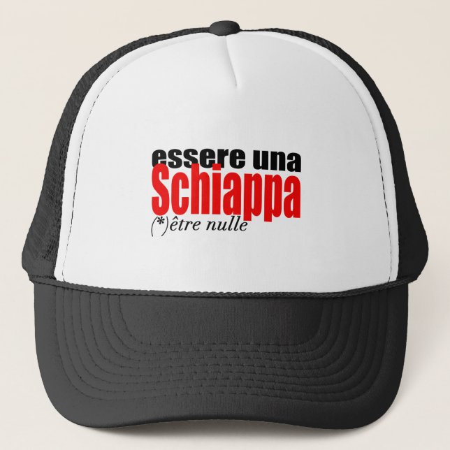 Essere una Schiappa être en français T Casquette (Devant)