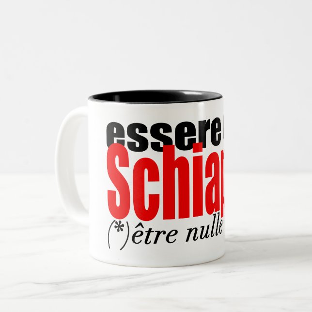 Essere una Schiappa être nulle en français Mug (Front Left)