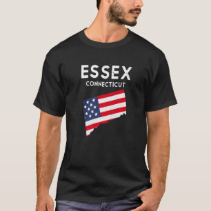 Essex Connecticut USA State America Travel Connect T-Shirt