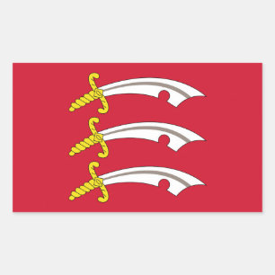 Essex flag england symbol sword sticker